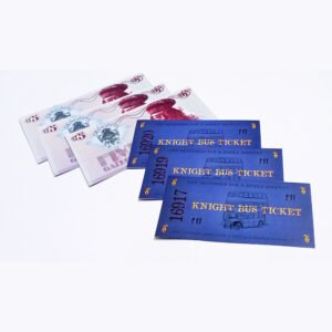 Harry Potter 5Galleons and Bus Ticket Banknotes Collectible Gift 6pcs